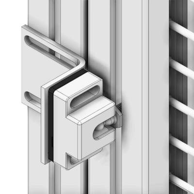 52-101-0 MODULAR SOLUTIONS DOOR PART BALL CATCH 4MM SPACER